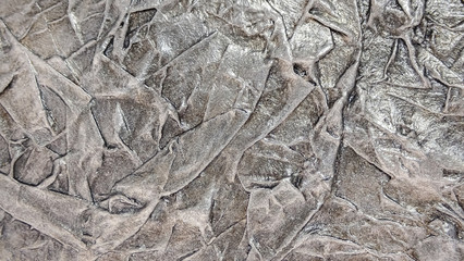 Textured silver background. Relief canvas. Luxury, underground, gothic, ancient  