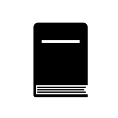 Book icon vector.