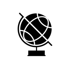 Globe icon vector.