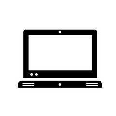 Laptop icon vector.