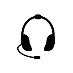 Headphone icon vector.