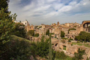 Fototapeta na wymiar Palatine Hill, Rome Italy