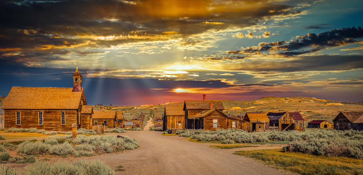 Sunset At Bodie