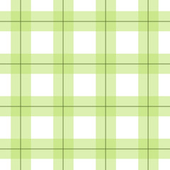 Tartan verde mela su sfondo bianco