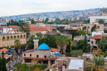 Fototapeta na wymiar Cityscape of Byblos in Lebanon.