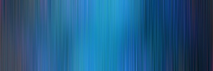 abstract horizontal banner background with stripes and teal blue, steel blue and very dark blue colors