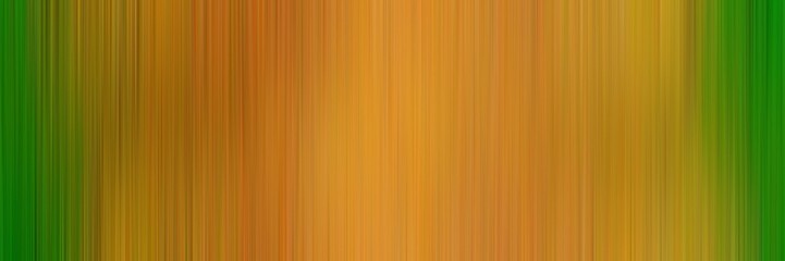 abstract horizontal banner background with stripes and bronze, dark golden rod and forest green colors