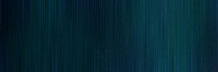 abstract horizontal banner background with vertical stripes and very dark blue and black colors