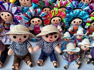 group of dolls