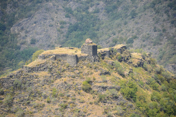 Beautiful nature landscape with Kayan castle