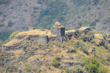 Beautiful nature landscape with Kayan castle