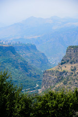 Fototapeta na wymiar Amazing nature landscape with canyon and mountains, Armenia