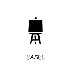 Easel flat vector icon