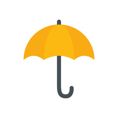 umbrella accessory open isolated icon