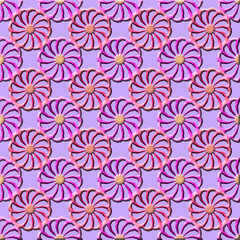 Obraz premium Pattern decorativo con effetto rilievo