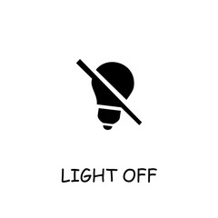 Light Off flat vector icon