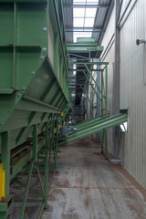 conveyor, peat substrate filling line