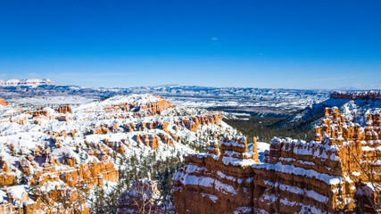 Bryce Canyon with snow
