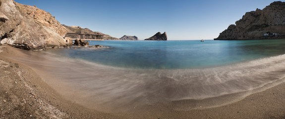 Cookers Beach in the town of Aguilas. - 316272066