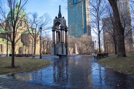 Monument In Dorchester Square, Montreal