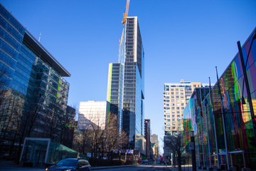 Tall building under construction 