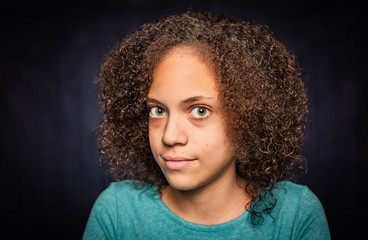 Close Up of Pretty Young Girl