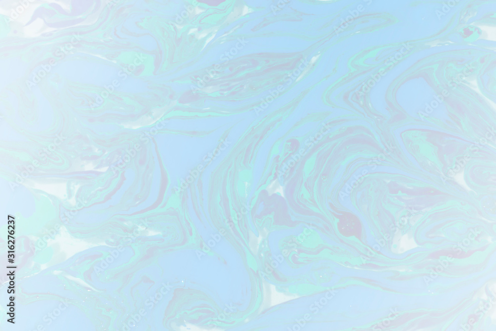 Poster gradient marble pattern in soft color background
