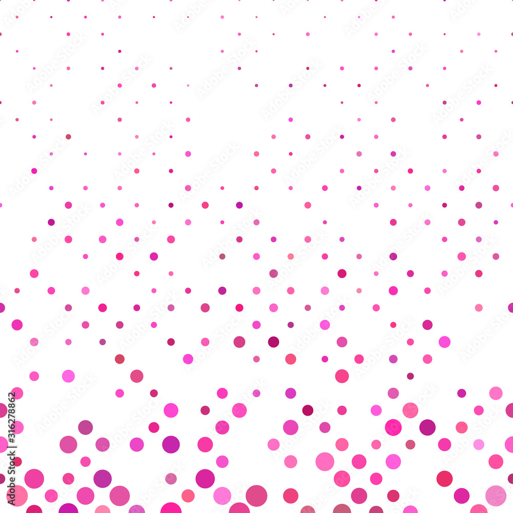 Poster geometric abstract circle pattern background - vector design