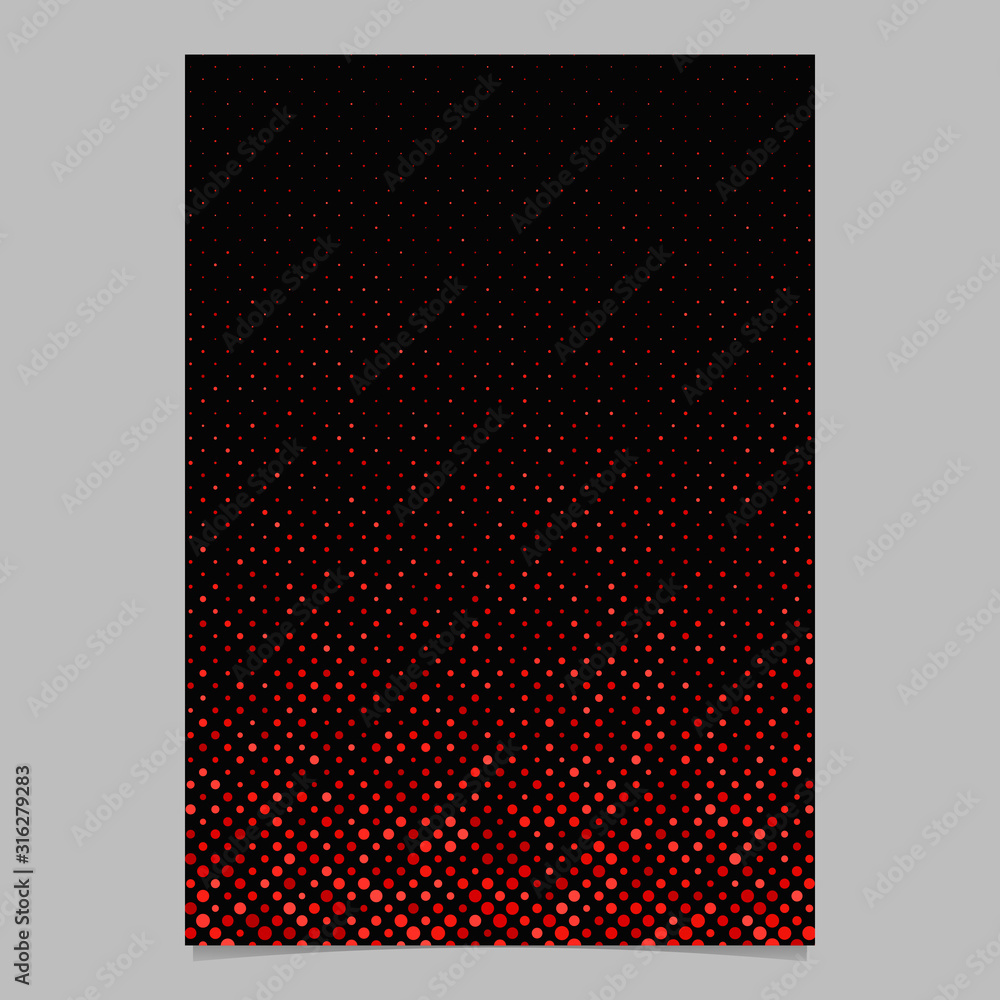 Poster geometrical dot pattern background brochure template - vector design