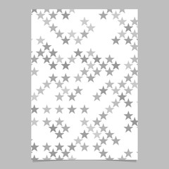 Grey geometrical pentagram star shape pattern background brochure template design