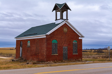Fototapeta premium Abandoned Schoolhouse