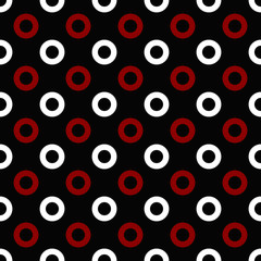 Abstract geometrical circle pattern design background - color vector graphic