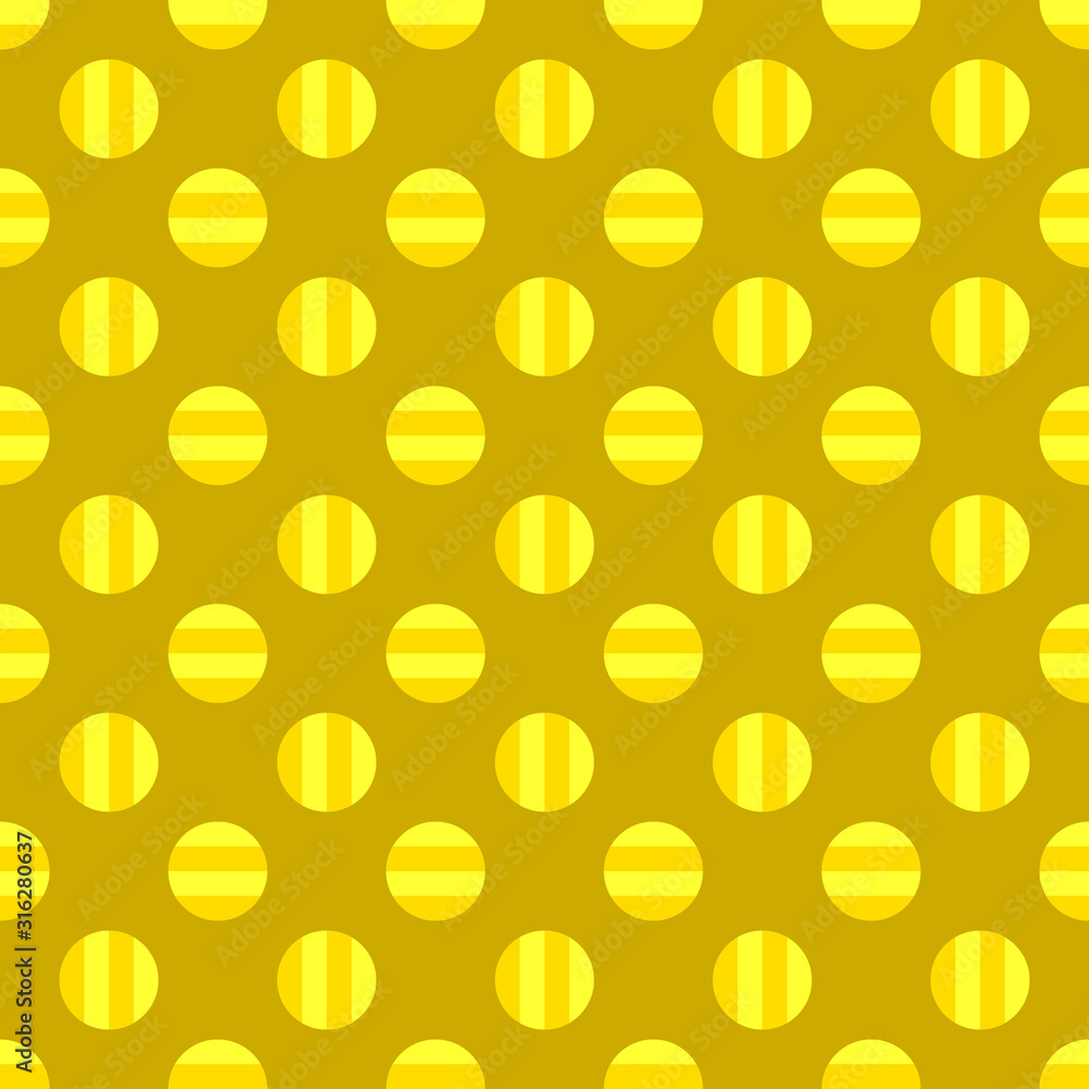 Poster simple seamless pattern - vector circle design background