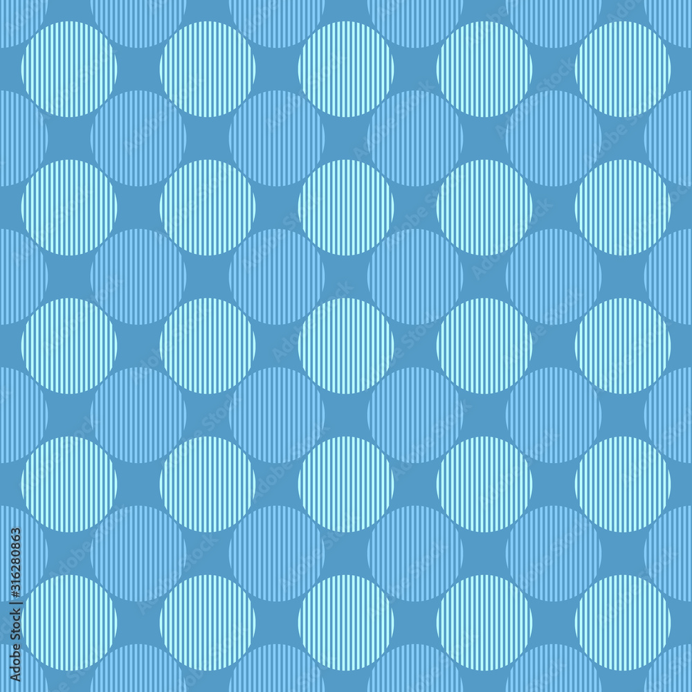 Poster simple seamless pattern - vector circle design background