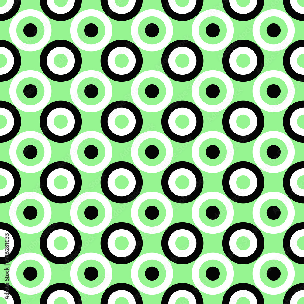 Poster seamless abstract circle pattern background - vector graphic design
