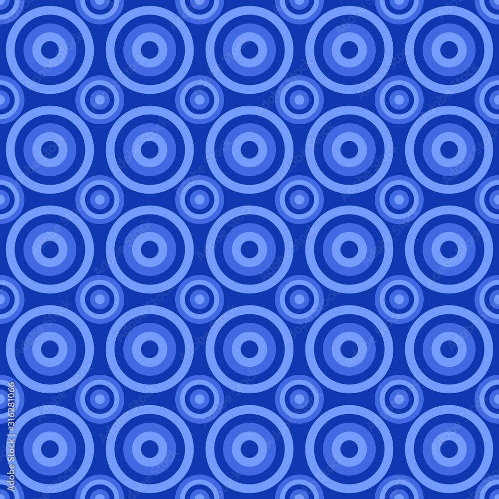 Poster abstract geometrical circle pattern design background - colored vector graphic