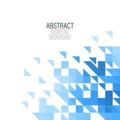 Fototapeta premium Vector Abstract geometric background. Template brochure design