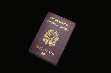 Passaporto dell'unione europea repubblica italiana.