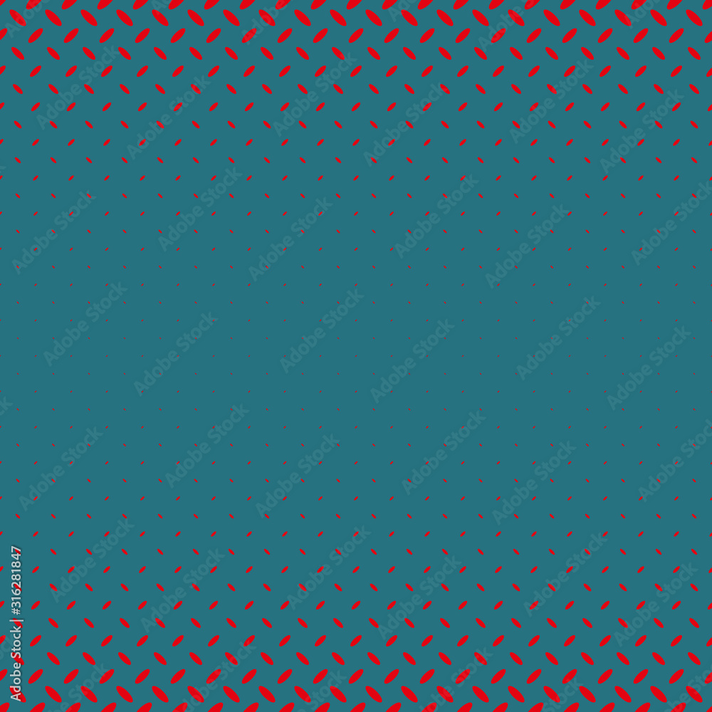 Poster color halftone diagonal ellipse pattern background - abstract geometrical vector template design