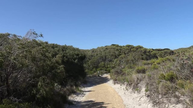 In the shadow of a wind turbine