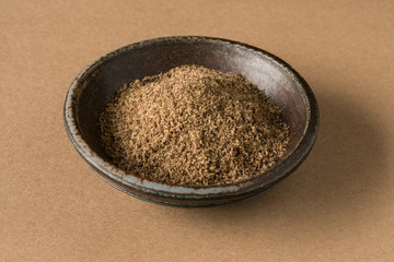 Flaxseed Meal in a Bowl