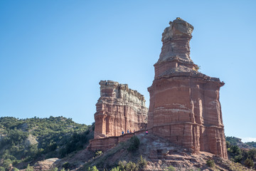 Spectacular views around Palo Duro Canyon State Park, Texas. 