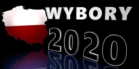 Election baner for Poland - Wybory 2020.