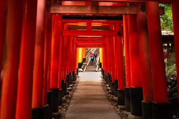 Tuinposter 日本京都伏見稲荷大社の千本鳥居 © masahiro