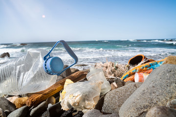 Plastic pollution of the sea and ocean