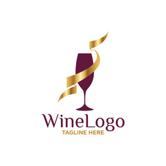 Wine Logo Design Template