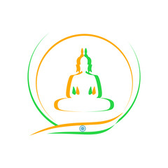 Circle indian symbol