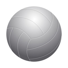 Realistic volleyball ball