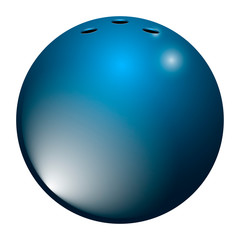Realistic bowling ball