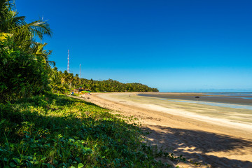Fototapeta na wymiar Beaches of Brazil - Ponta de Mangue Beach, Alagoas